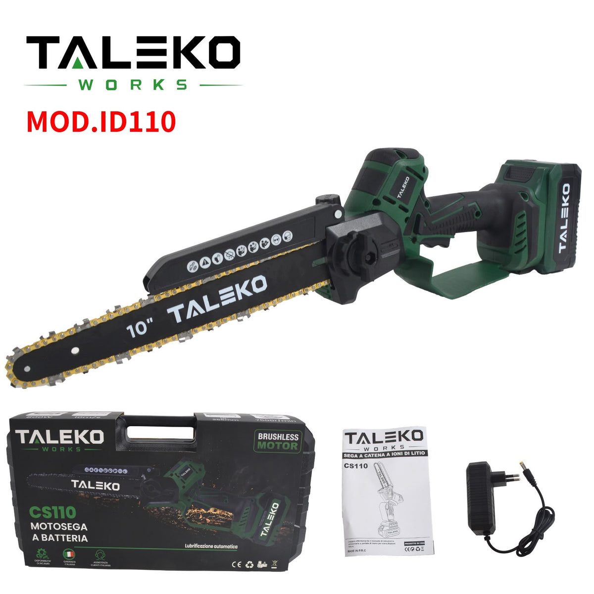 Motosega a batteria 10" CS110